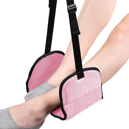 Travel Airplane Footrest Hammock Made with Premium Memory Foam Foot