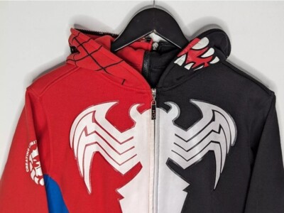 Spiderman Venom Creating Limitless Heights Hoodie M / L Zip | eBay