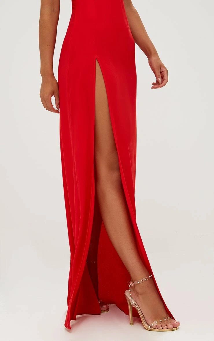 Plt red top maxi dress