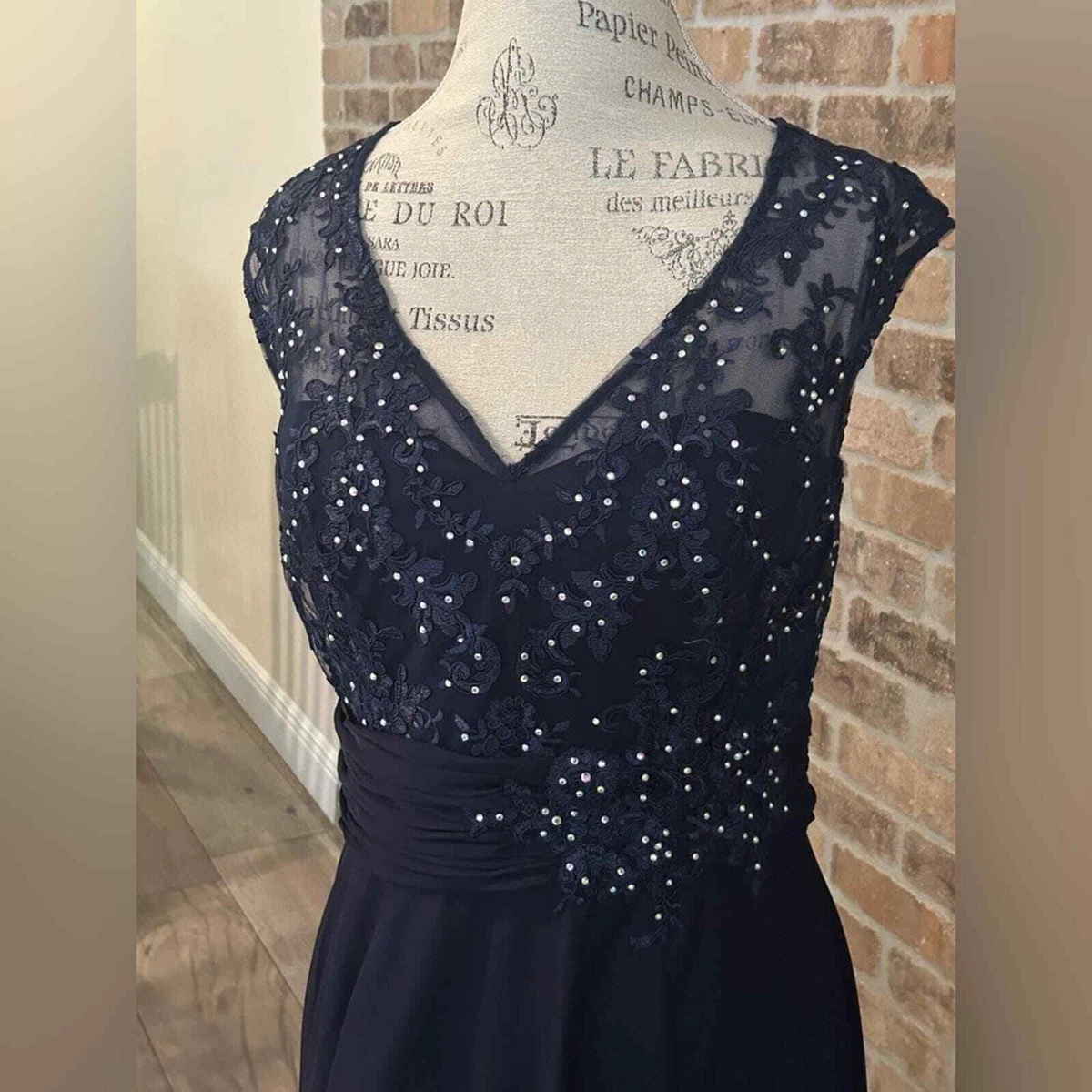 Cachet navy blue dress sales