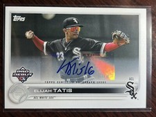 2022 Topps Pro Debut Elijah Tatis Base Autograph Auto White Sox