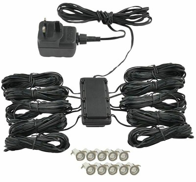 10 LED Outdoor Decking / Plinth Lights Cool White 6000K ...