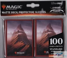 Unstable Lands MOUNTAIN 100 ULTRA PRO MTG deck protectors card sleeves FOR MTG 