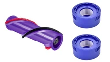 Replacement Dyson V8 Roller Brush + 2 V8 Dyson Hepa Filters V8 Absolute Animal