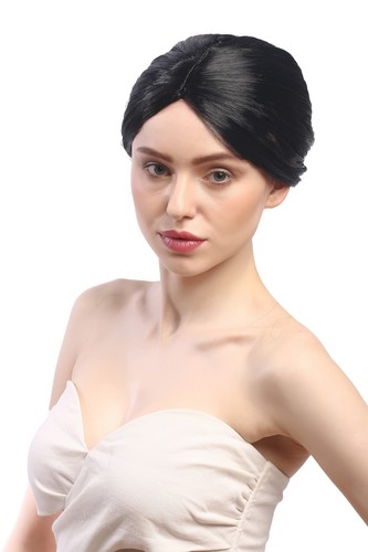 Perücke Femme Carnaval Fasching Noir Strict Chignon Ballerine Ballet Danseuse - Bild 2 von 4