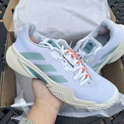 Adidas Barricade Parley White Orbit Gray Women's Tennis Shoes