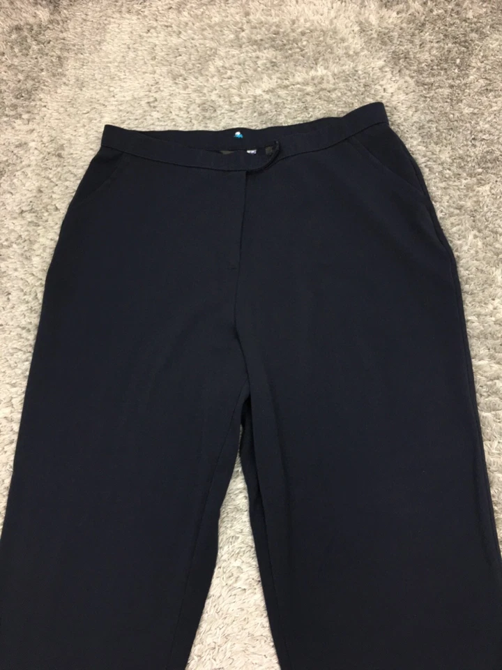 Investments 直筒正装裤女式 18S 码短深蓝色 — 第 2/4 张图片