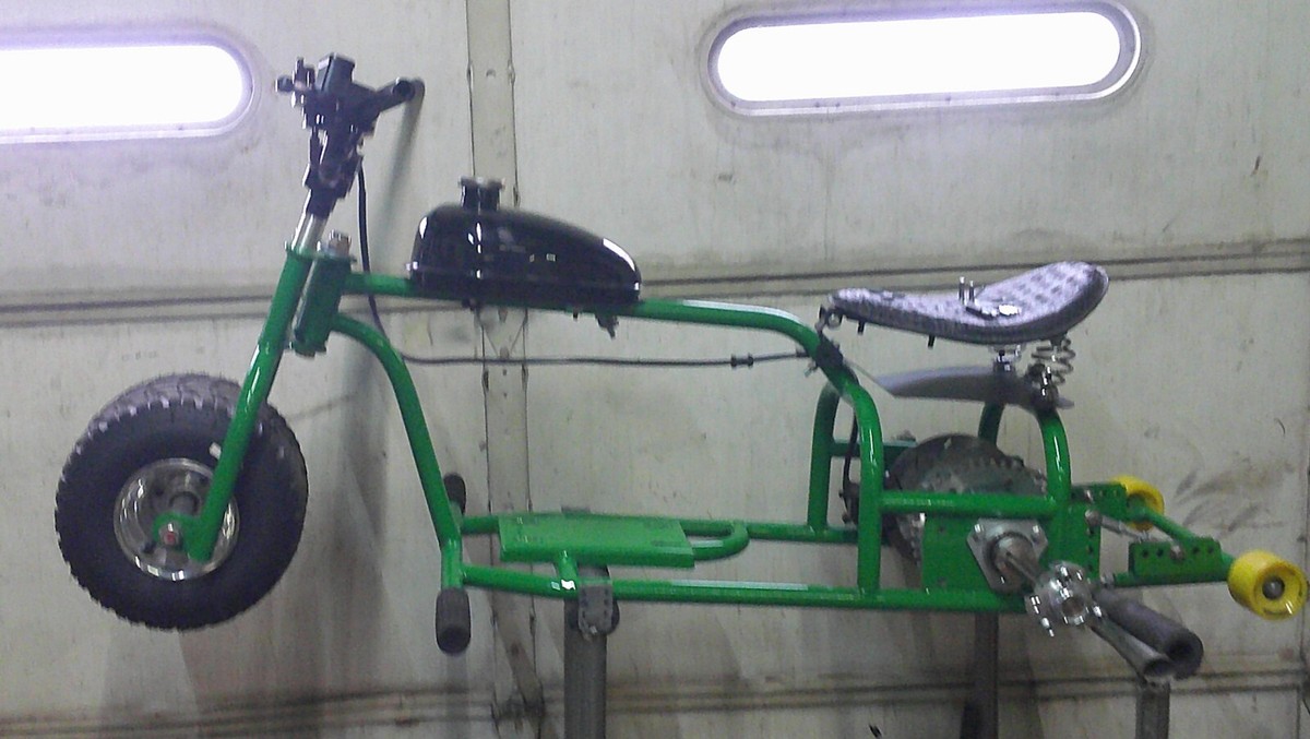 Mini Trike Frame For Sale Mini Trike Frame Tank Green - Main Image