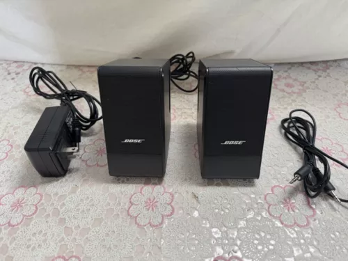Bose Computer MusicMonitor Speakers with Power Cord cables