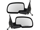 TRQ 33HJ22B Door Mirror Set Fits 2001-2002 Chevy Silverado 1500 HD