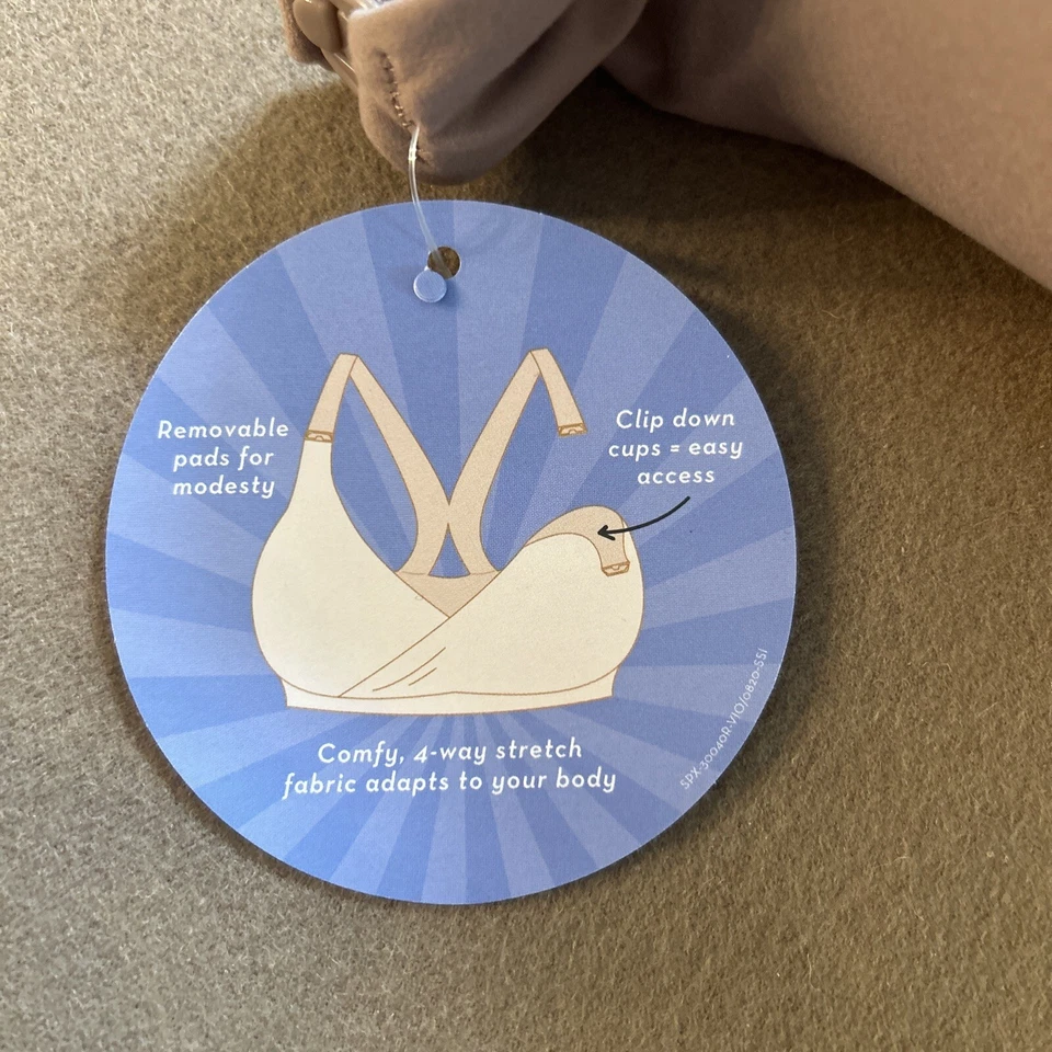 Spanx Bra-llelujah Mama Women's Nursing Bra Cafe Au Lait Size Small New Tags - Image 4 of 4