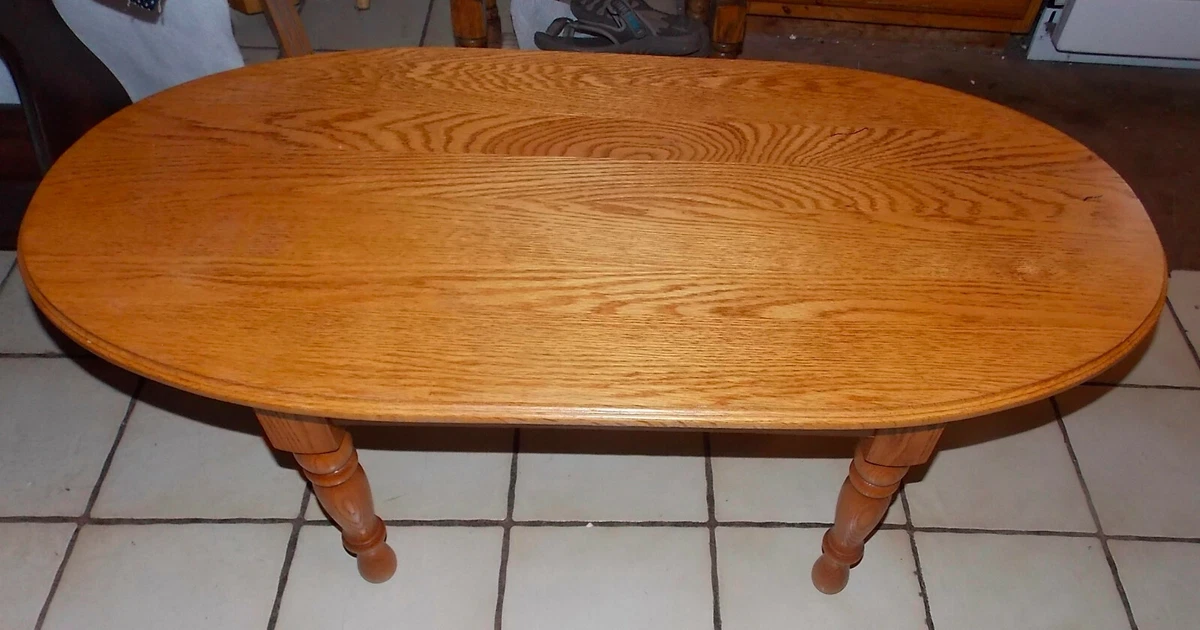 Oak coffee 2024 table ebay