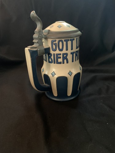 Beautiful! 1920/30s Mettlach Art Nouveau Catalog 3240 .5 Liter Beer Stein - Picture 3 of 9