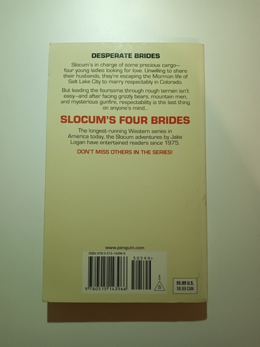 Slocum's Four Brides Jake Logan Paperback - Picture 2 of 9