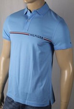 Tommy Hilfiger Blue Custom Fit Polo Mesh Shirt NWT