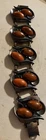 Vintage CHAREL Link Bracelet Bronze 7” Gorgeous Costume Jewelry