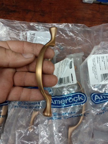 Amerock BP174-GB Gilded Bronze Cabinet Pull. 7+1 - Picture 2 of 4