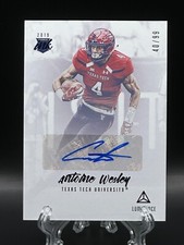 Antoine Wesley 2019 Panini Luminance Rookie Ink /99 RC Auto Texas Tech