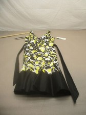 NWT NINE WEST Size 4T Girls Cotton V-Neck Sleeveless Waist Tie Party Dress 818