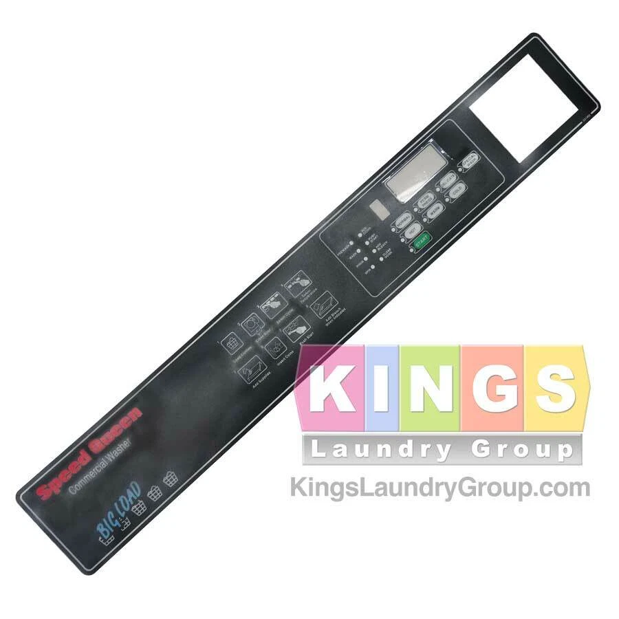 New Nameplate Decal Vinyl Label Speed Queen EC2 Washer Five Load 50LB F231492