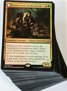 ***Custom Commander Deck*** Ulrich - Werewolf Tribal Werewolves Wolf Magic Cards