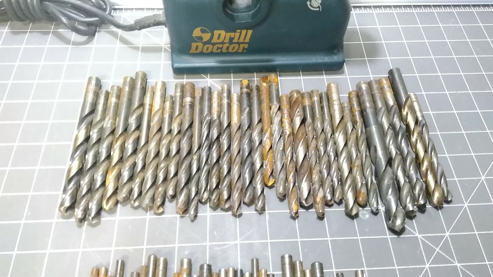Drill Bits, Drill Doctor 250, 60 plus Bits, Metal, Wood, Plastic