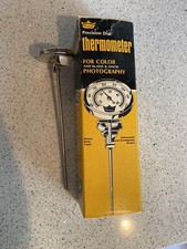 Precision Dial Thermometer For Color  Black And White Photography