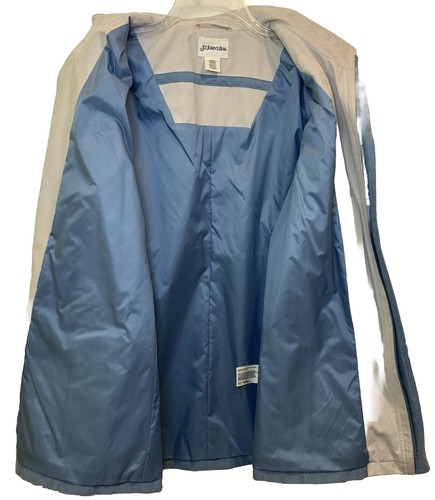 Gr. Large St. John’s Bay Damen Jacke hellblau abnehmbare Kapuze - Bild 3 von 22