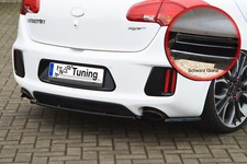 Heckansatz Diffusor Spoilerecken Seitenteile ABS für Kia Cee'd GT schwarz glanz
