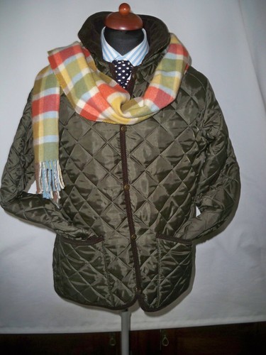HI-DIVER GREEN QUILTED JACKET/ COAT 