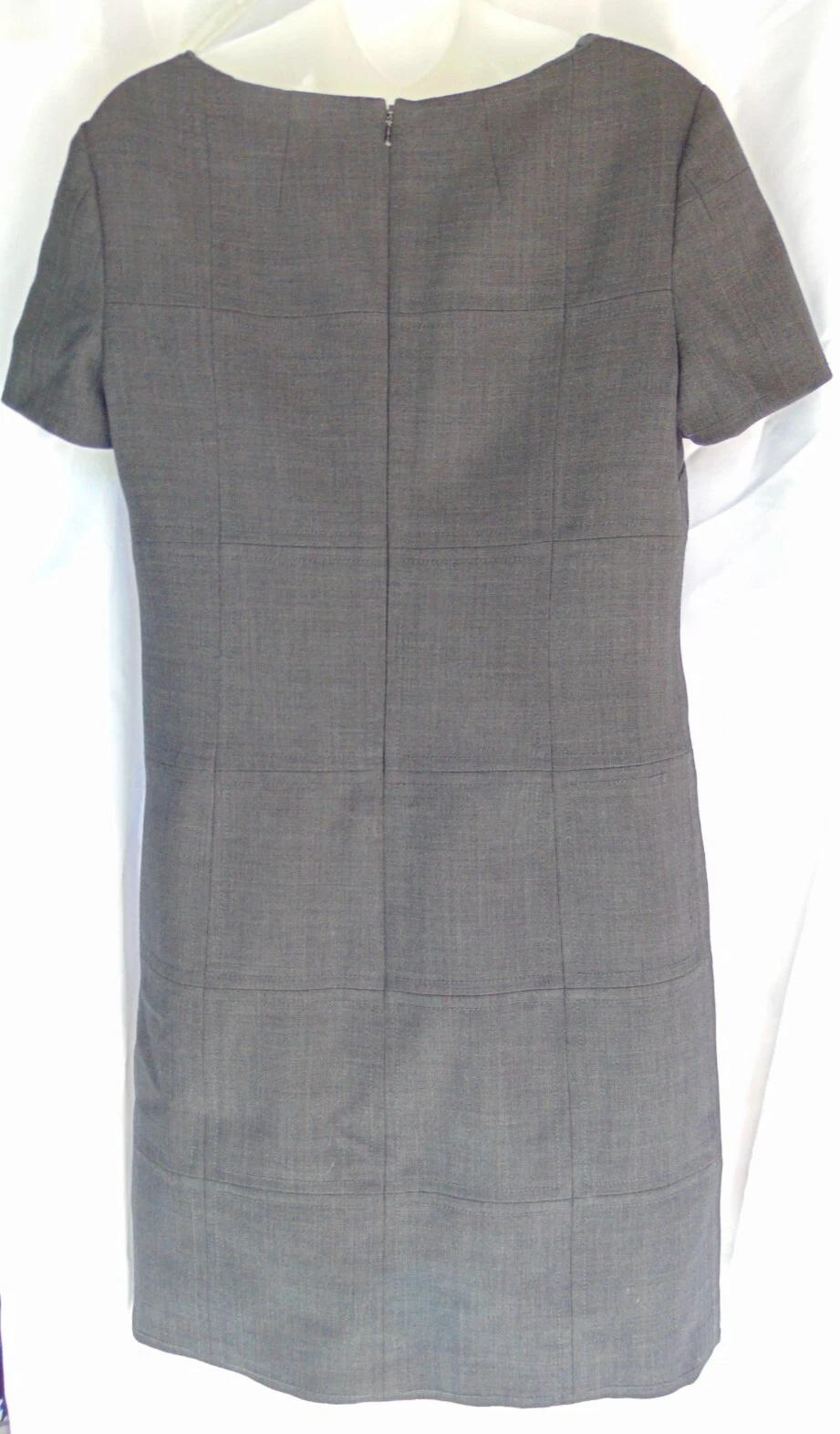 Abito tubino business Tory Burch grigio manica corta taglia 6