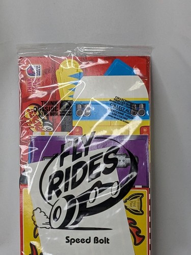 Taco Bell Fly Rides Speed Bolt NCAA Sticker Lot Sealed - Picture 10 of 13