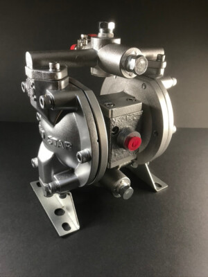 COSMOSTAR D0902 3/8'' Double Diaphragm Transfer Pump, Pneumatic Oil Chemical Air
