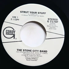 STONE CITY BAND - STRUT YOUR STUFF (BOTH SIDES) - SOUL 45 *PROMO*