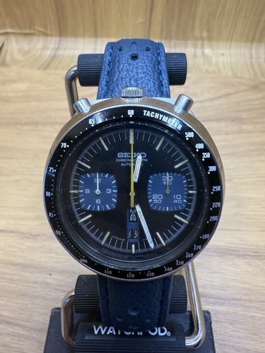 Vintage SEIKO 6138-0040 Bullhead CHRONOGRAPH MEN'S WATCH CLEAN RUNS KEEPS TIME - Picture 17 of 23