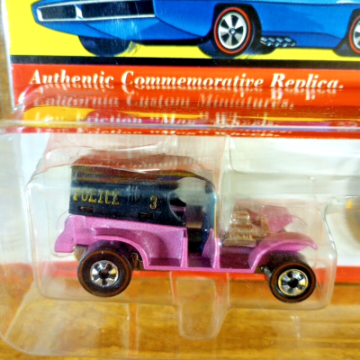 Hot Wheels Vintage Collection Redline Paddy Wagon Metallic Pink