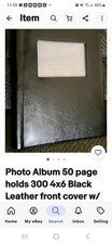 Golden State Art Photo Album for 300 4"x6" Pictures - Brown