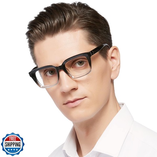 MARE AZZURO Retro eckige Lesebrille +1,50 Herren große Lesebrille 1,0 1,25 1,5
