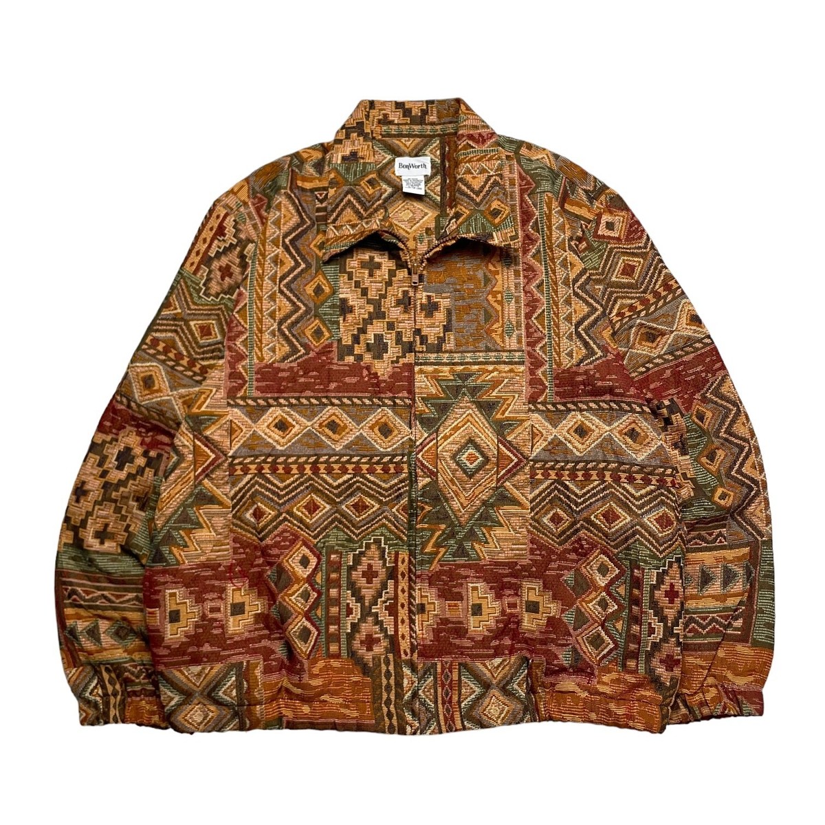 90s〜 bon worth botanical zip-up jkt NWT vintage Bon worth zip up jacket XL | eBay