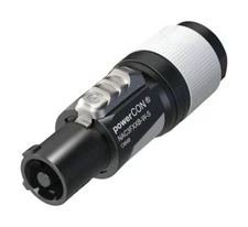 Neutrik Professional NAC3FXXB-W-S PowerCon Power Out 20A AC Connector
