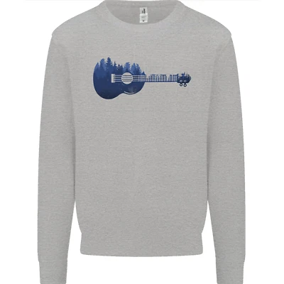 Ukulele Forest Gitarre Musik Gitarrist Herren Sweatshirt Pullover - Bild 1 von 4