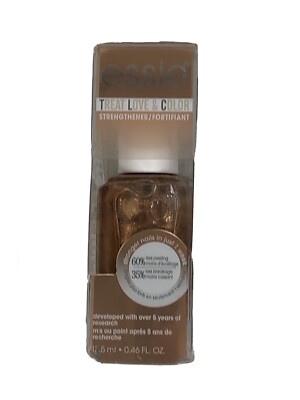 essie Metallics Nail Polish & Strengthener, Pep in Your Rep (Gold), 0.46 fl oz
