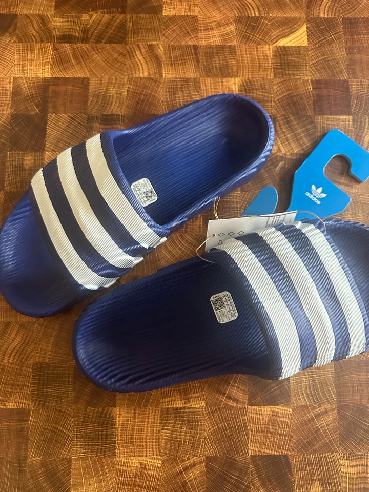 Zapatillas Adidas Adilette 22 Slide 'Azul Real' - IF3667 TALLA US 11 PARA HOMBRE Foto 4 de 4