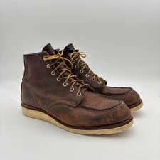 Red Wing 8138 Heritage Classic Moc Toe 6 Inch Work Boots Men's 10.5D Workwear