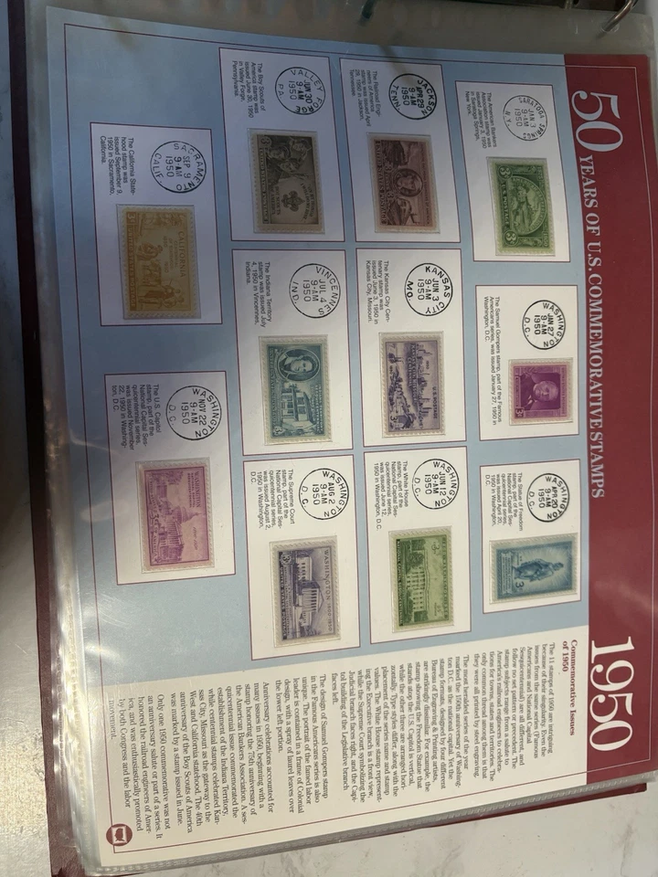 50 Years Of US Commemorative Stamps Volume I Of II - Image 2 of 4