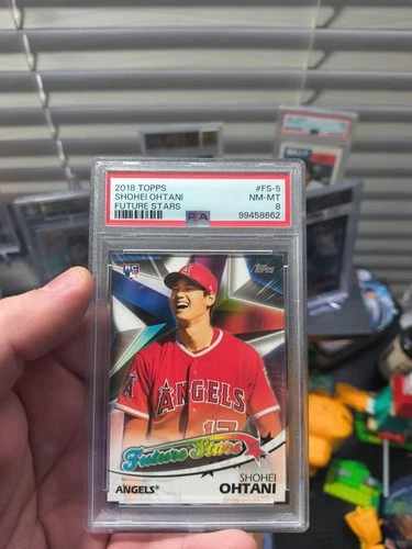 2018 Topps #FS-5 Shohei Ohtani Future Stars Rookie (RC) PSA 8