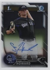 2016 Bowman Chrome Prospects Auto Sam Howard #BCAP-SH Auto c6h
