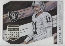2016 Panini Absolute Unsung Heroes Die-Cut Sebastian Janikowski #8 2ov