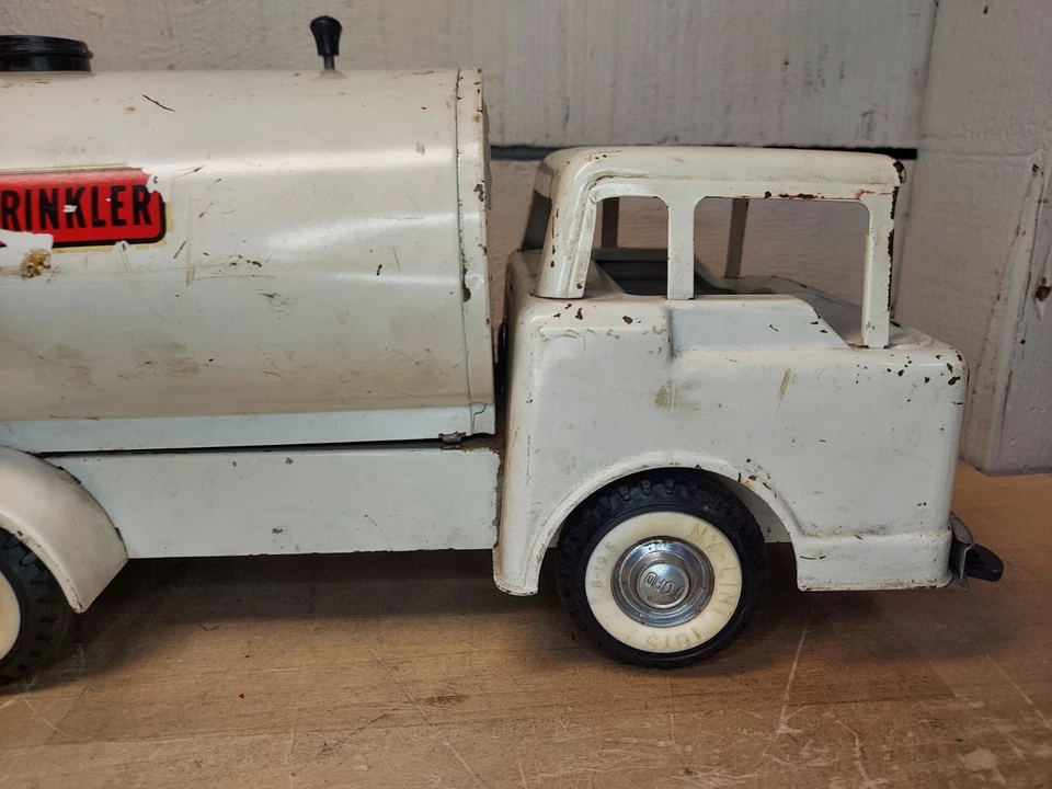 Vintage Ny-Lint Ford Toy Truck Street Sprinkler Water Truck Pressed Steel Toy - Image 3 of 4