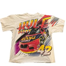 Vintage 1996 Kyle Petty Coors Light Racing AOP NASCAR T-Shirt XL Single Stitch